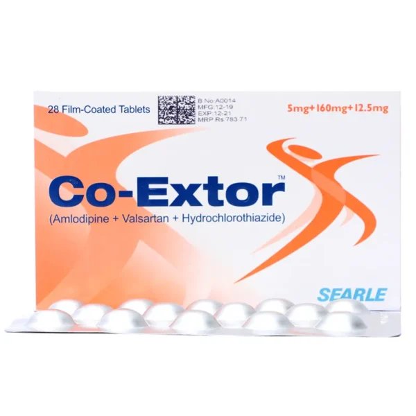 Co-Extor-5-160-12.5mg-Tablet