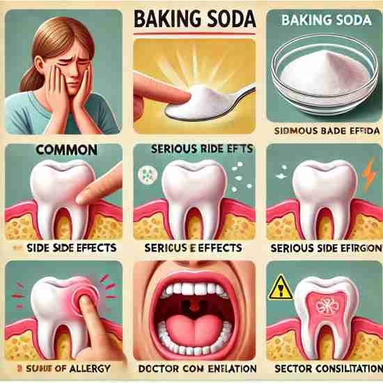 Baking Soda For Gum Pain (Fastest Way To Heal Swollen Gums) 5 Baking-Soda-Side-Effects