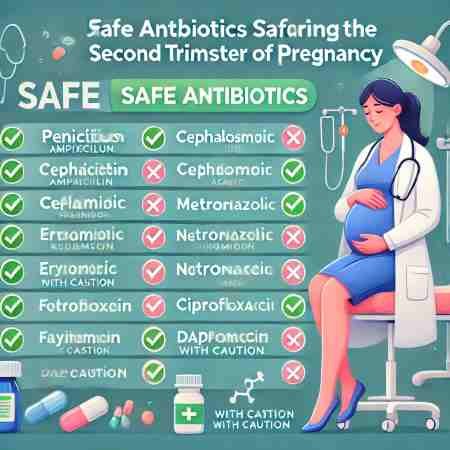 List Of Antibiotics Safe In Pregnancy (Uses+Side Effects) 7 List-Of-Antibiotics-Safe-In-Pregnancy-Second-Trimester