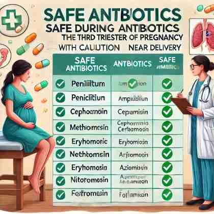 List Of Antibiotics Safe In Pregnancy (Uses+Side Effects) 8 List-Of-Antibiotics-Safe-In-Pregnancy-Third-Trimester