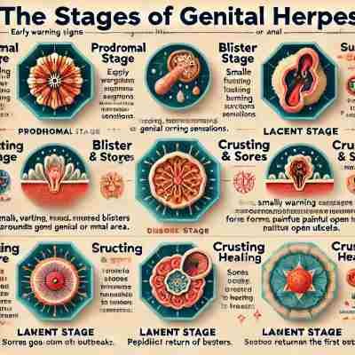 Home Remedies For Genital Herpes: Causes, Symptoms, Treatment & Prevention 3 Stages-of-Genital-Herpes