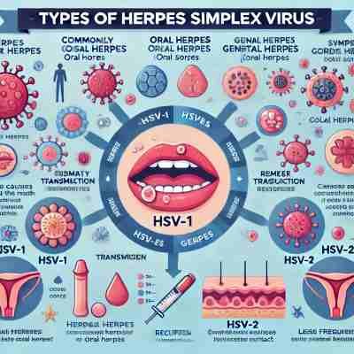 Home Remedies For Genital Herpes: Causes, Symptoms, Treatment & Prevention 2 Types-Of-Herpes-Simplex-Virus