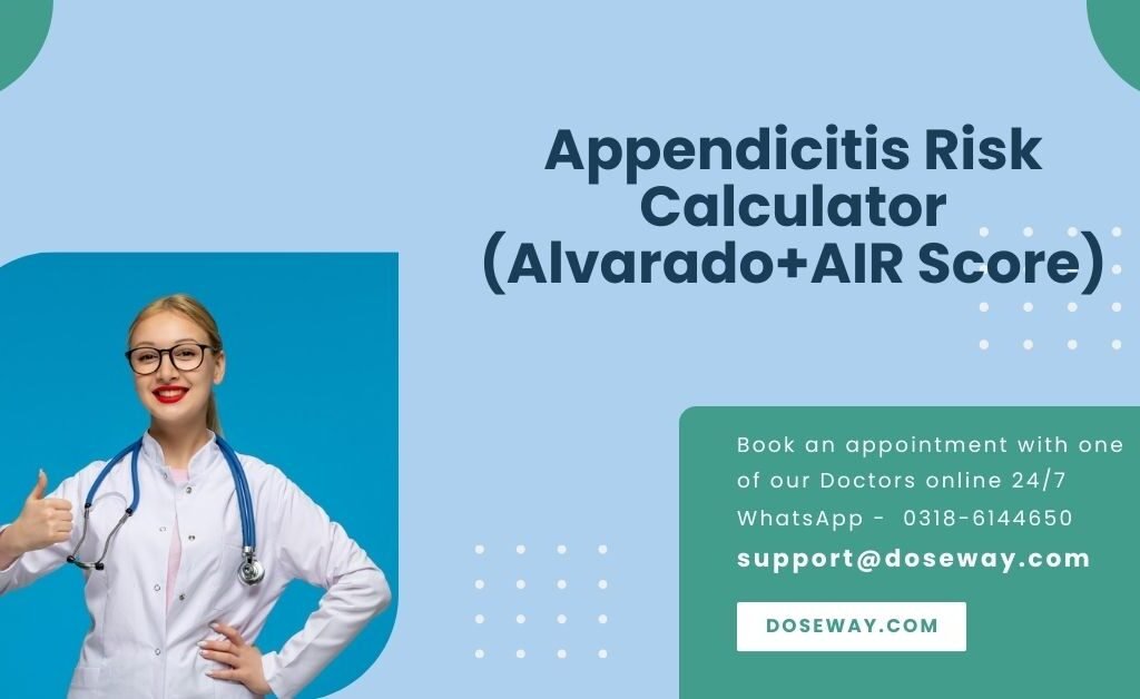 Appendicitis Risk Calculator (Alvarado+AIR Score) 1 Free-Appendicitis-Risk-Calculator-Alvarado-AIR-Score