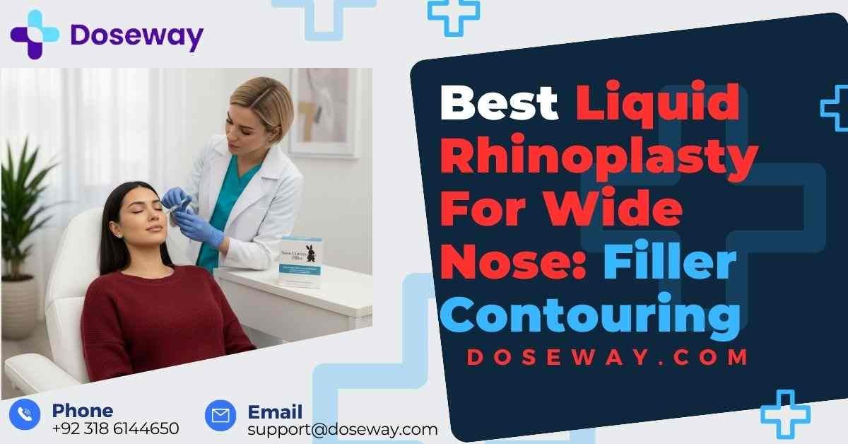 Liquid Rhinoplasty For Wide Nose: Filler Contouring 1 Liquid-Rhinoplasty-For-Wide-Nose-Filler-Contouring