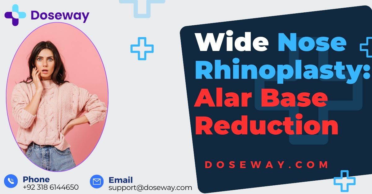 Wide Nose Rhinoplasty: Alar Base Reduction 2 Wide-Nose-Rhinoplasty