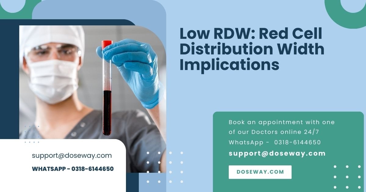 Low RDW: Red Cell Distribution Width Implications | Doseway