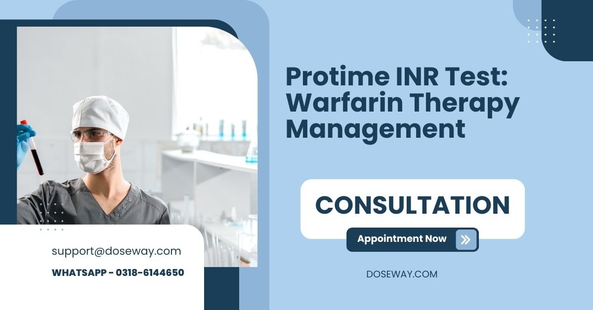 Protime INR Test: Warfarin Therapy Management | Doseway Protime inr testing machine